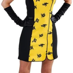 Overig Chinees Jurkje Zwart-Geel Voor Dames