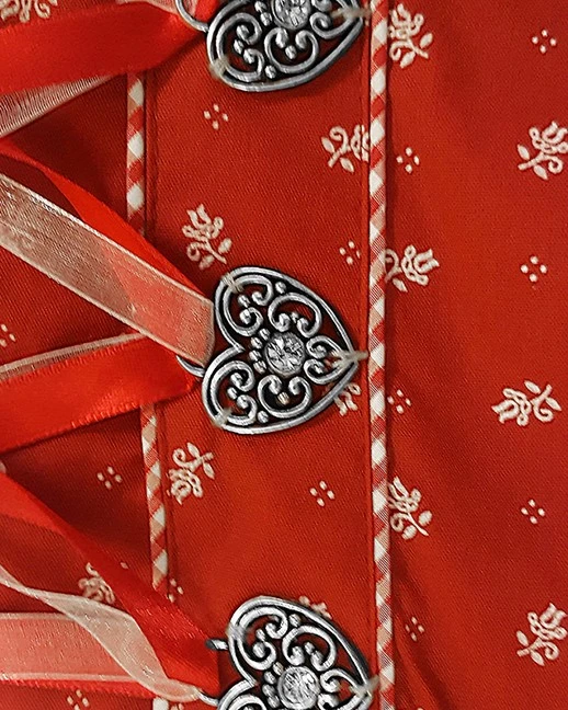 Overig Dames Dirndl Belinda Luxe Rood (60cm) - Afbeelding 2