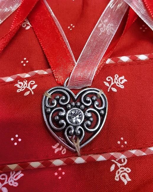 Overig Dames Dirndl Belinda Luxe Rood (60cm) - Afbeelding 3