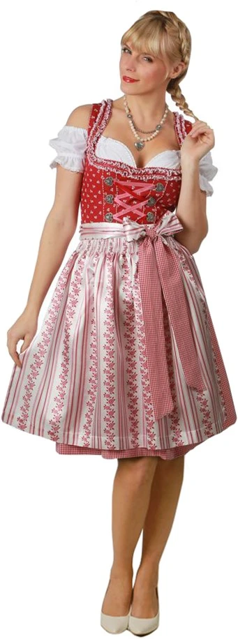 Overig Dames Dirndl Belinda Luxe Rood (60cm)