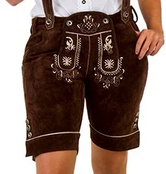 Overig Dames Lederhose Luxe Bruin