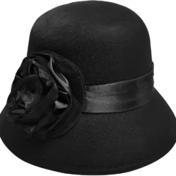 Overig Dameshoed Charleston Zwart Luxe