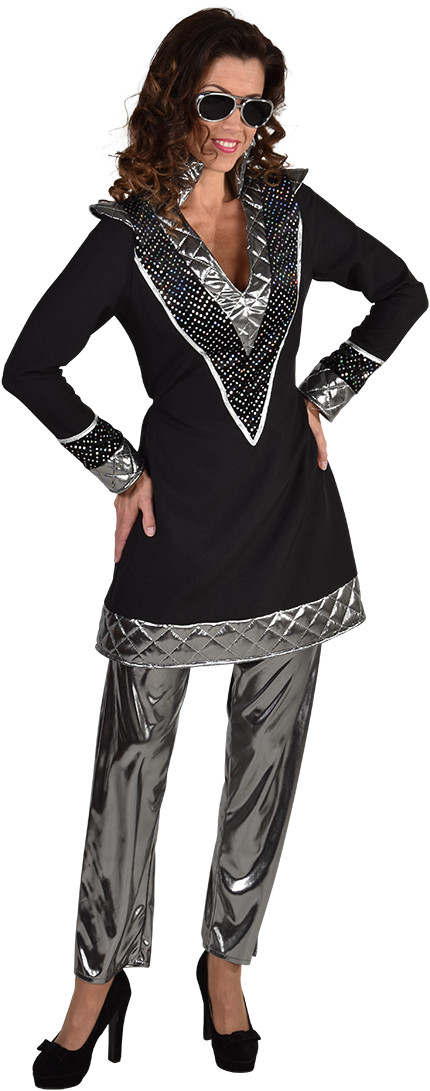 Overig Damesjurkje Kiss / Space - Afbeelding 3