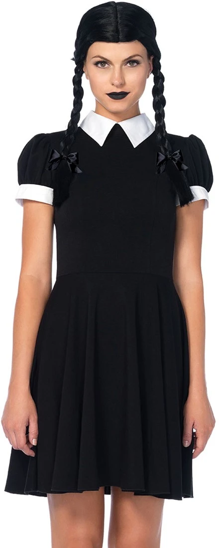 LEG AVENUE Dameskostuum Gothic Wednesday Darling - Afbeelding 3