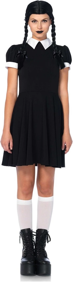 LEG AVENUE Dameskostuum Gothic Wednesday Darling