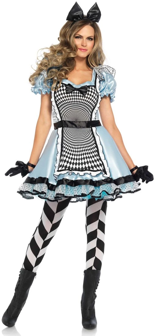 LEG AVENUE Dameskostuum Hypnotic Miss Alice In Wonderland