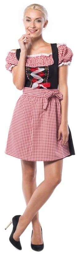 Overig Dirndl Anne-Ruth Rood-Zwart Voor Dames