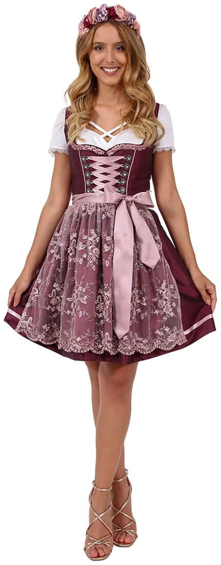 Overig Dirndl Aralie Bordeaux (50cm)