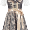 Overig Dirndl Blauw-Creme 60cm Luxe 2dlg.