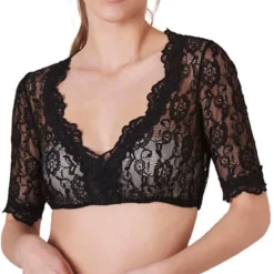 Overig Dirndl Blouse Cassandra Zwart