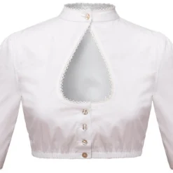 Overig Dirndl Blouse Druppel Wit
