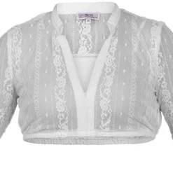 Overig Dirndl Blouse Loretta-Linda Wit