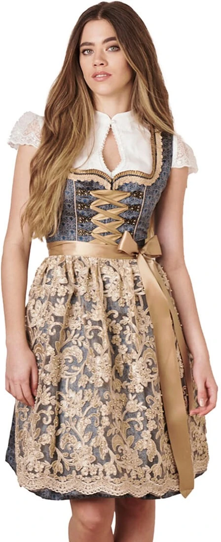 Overig Dirndl Gabriele Petrol (60cm) - Afbeelding 6