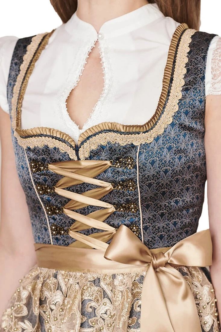 Overig Dirndl Gabriele Petrol (60cm) - Afbeelding 3