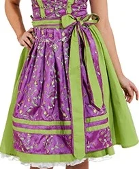 Overig Dirndl Gitte Fuchsia/Groen