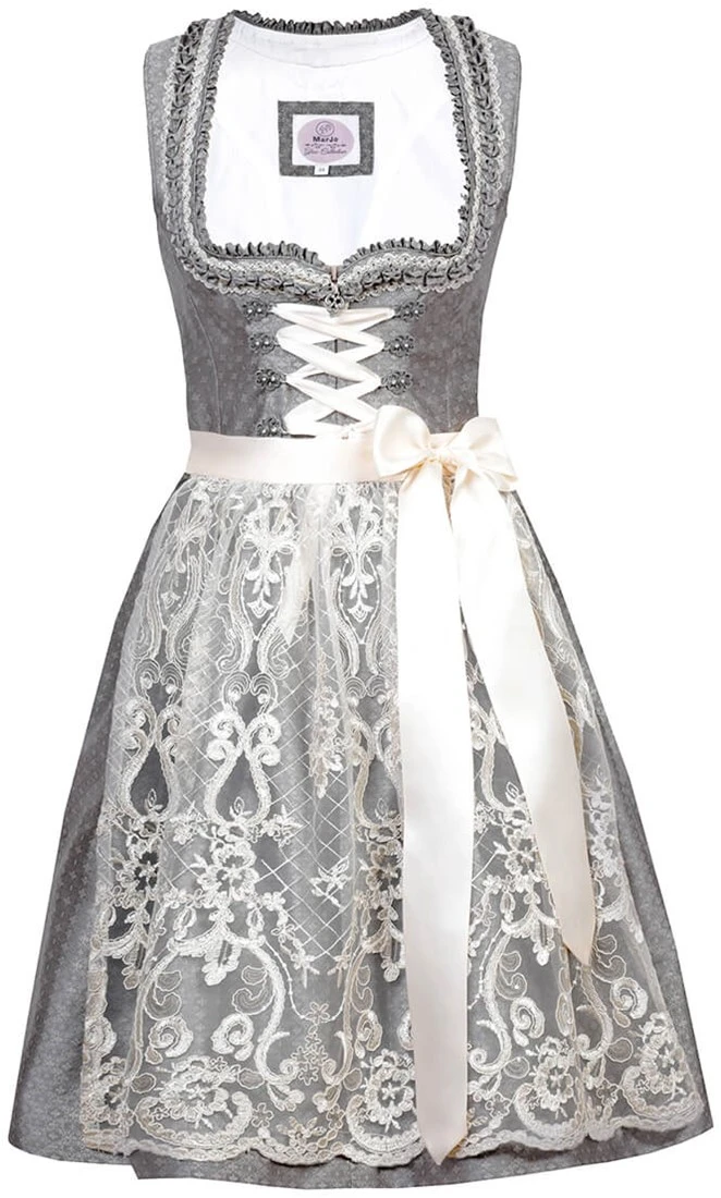 Overig Dirndl Sarina Bruin-Beige Luxe (58cm)