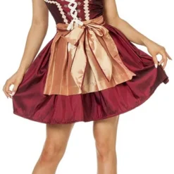 Overig Dirndl Stephanie Bordeaux/Goud