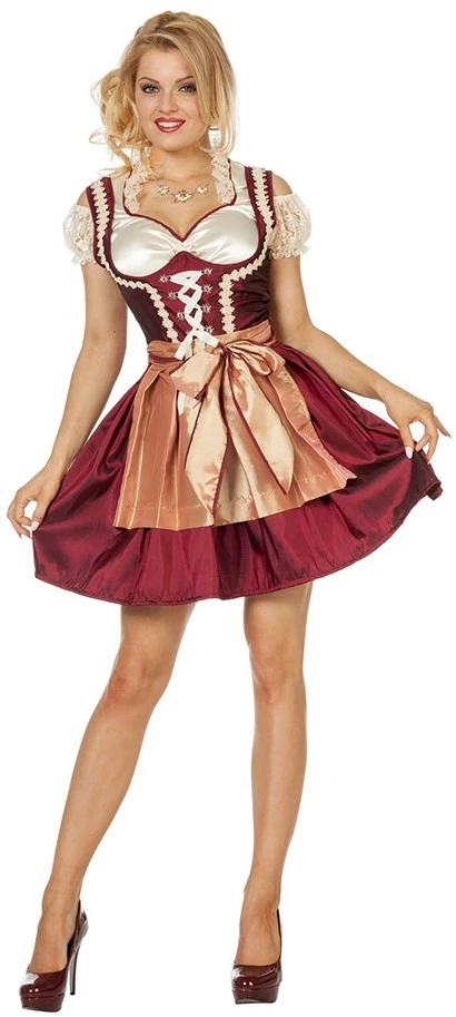 Overig Dirndl Stephanie Bordeaux/Goud