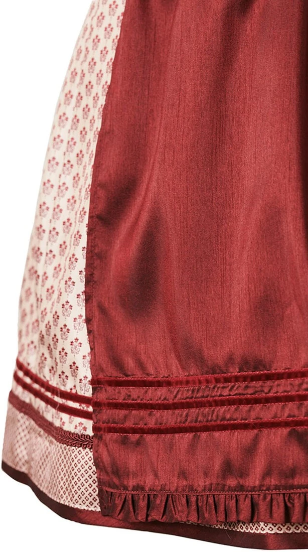 Overig Dirndl Tamila Bordeaux (60cm) - Afbeelding 4