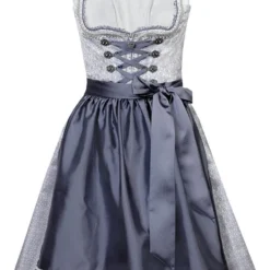 Overig Dirndl Viviane Zilver-Grijs Luxe (50cm)