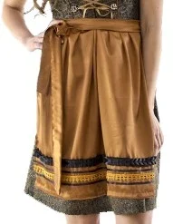 Overig Dirndl Zwart-Brons Jaquard 60cm Luxe 3dlg.