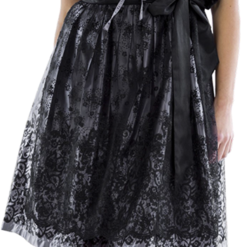 Overig Dirndl Zwart-Zilver 65cm Luxe 3dlg.