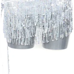 Overig Festival Heupdoek Pailletten Zilver