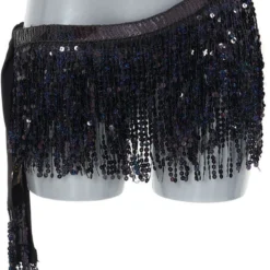 Overig Festival Heupdoek Pailletten Zwart