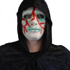 Overig Halloween Masker Bloody Met LED-verlichting (The Purge)