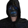 Overig Halloween Masker Zwart Met LED-verlichting (The Purge)