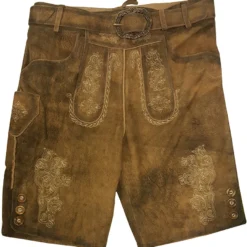 Overig Heren Lederhose Geitenleer Kort Sahara-Antiek