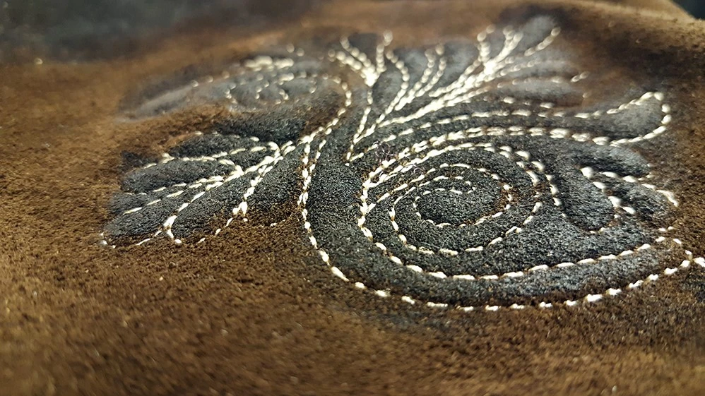 Overig Heren Lederhose Kniebund Smokey Bruin (wildleer) - Afbeelding 3