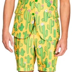 Herenkostuum Summer Suitmeister Yellow Cactus