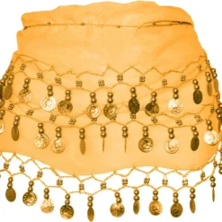 Overig Heupdoek Zigeunerin+Muntjes Oranje