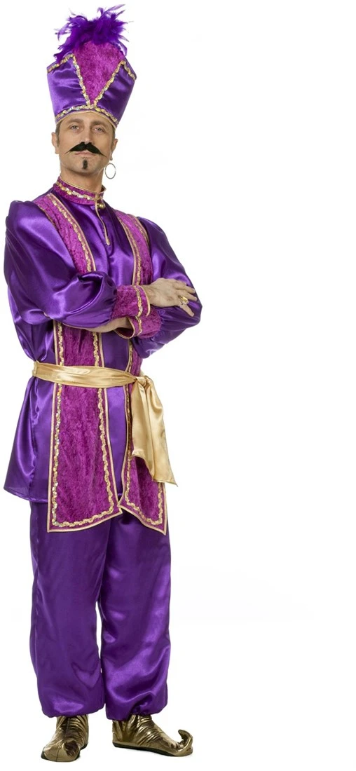 Overig Kostuum Sultan Luxe Paars
