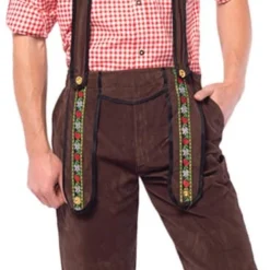 Overig Lederhose Lang Donkerbruin Johan