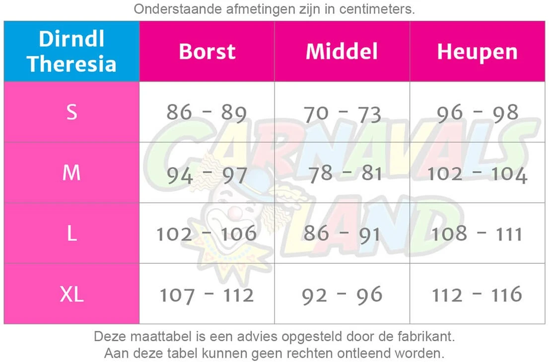 Overig Dirndl Theresia Blauw/Zwart Voor Dames - Afbeelding 2