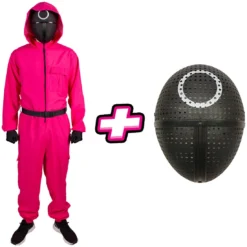 Carnavalsland Pakket Squid Game - Kostuum En Masker Cirkel