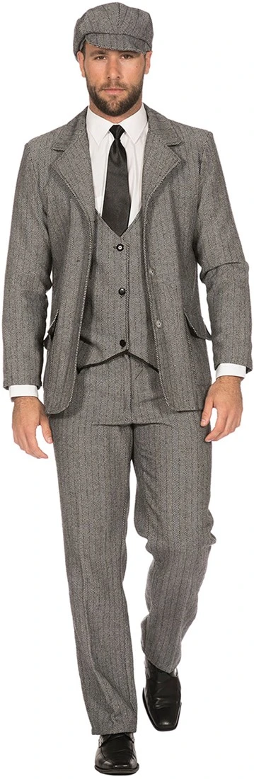 Overig Peaky Blinders Colbert Grijs Luxe - Jaren 20