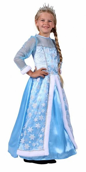 Overig Prinsessenjurk Sneeuwkoningin Voor Meisjes