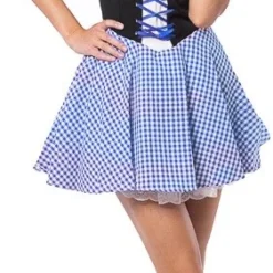 Overig Sexy Dirndl Blauw-Bruin Voor Dames