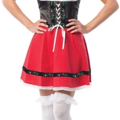 Overig Sexy Dirndl Rood-Zwart