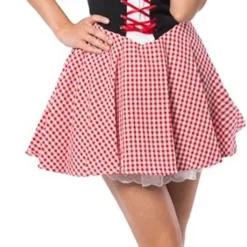 Overig Sexy Dirndl Rood-Zwart Voor Dames