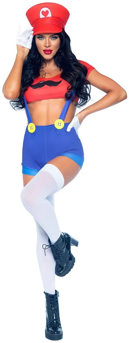 LEG AVENUE Sexy Mario Pakje Dames - Afbeelding 3