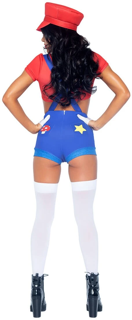 LEG AVENUE Sexy Mario Pakje Dames - Afbeelding 2