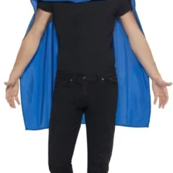 Overig Superhelden Cape Blauw Met Oogmasker