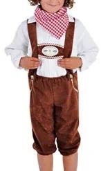 Overig Tiroler Broek Bruin Voor Kinderen