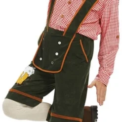 Overig Tiroler Broek Groen Met Bierpul