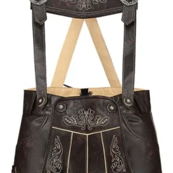 Overig Tiroler Lederhose Vintage Bruin Kort (nepleer)