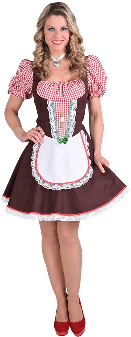 Overig Tirools Jurkje Bruin Luxe